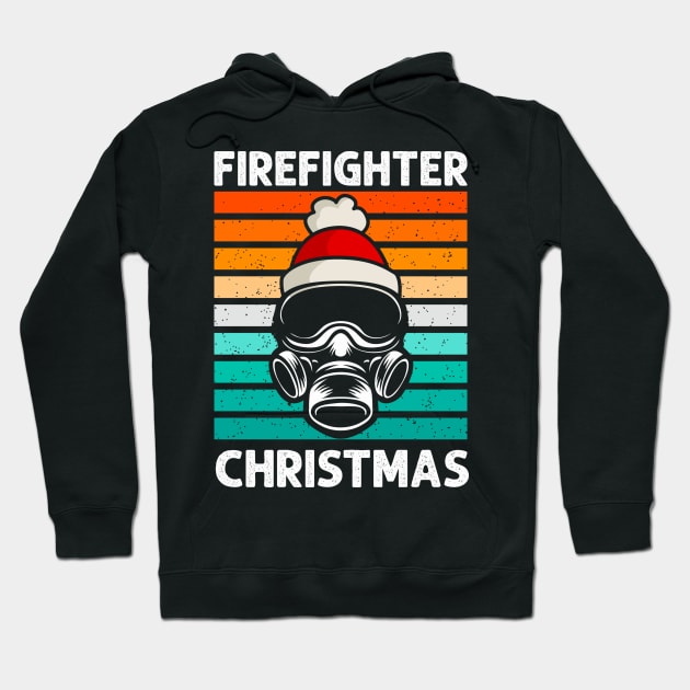 Fire Fighter Santa Hoodie by OWHolmes Boss Band